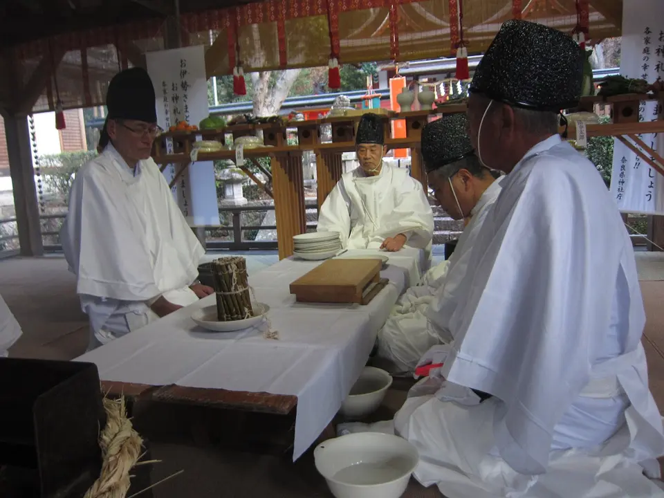 1年の農作物の出来を占う！粥占い（筒粥祭）つつかゆまつり／登彌神社