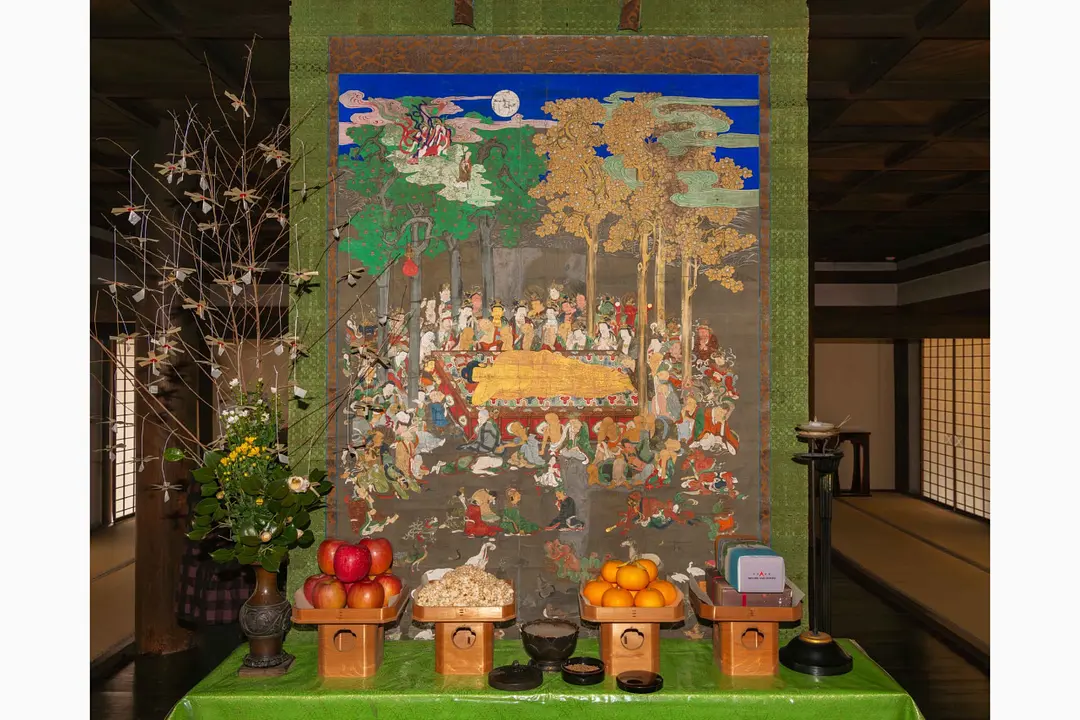 お釈迦様の御命日を供養する法要。涅槃会／唐招提寺